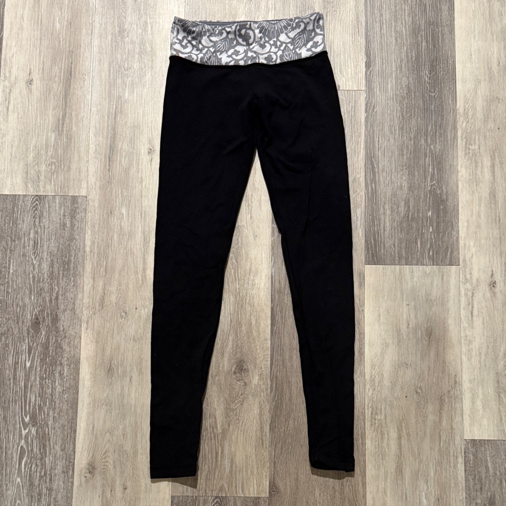 Lululemon Wunder Under Black Leggings,  Reversable